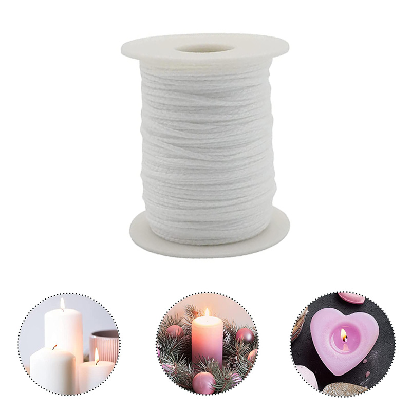 Candle Oil Supplies - 1 롤 61m 코튼 브레이드 캔들