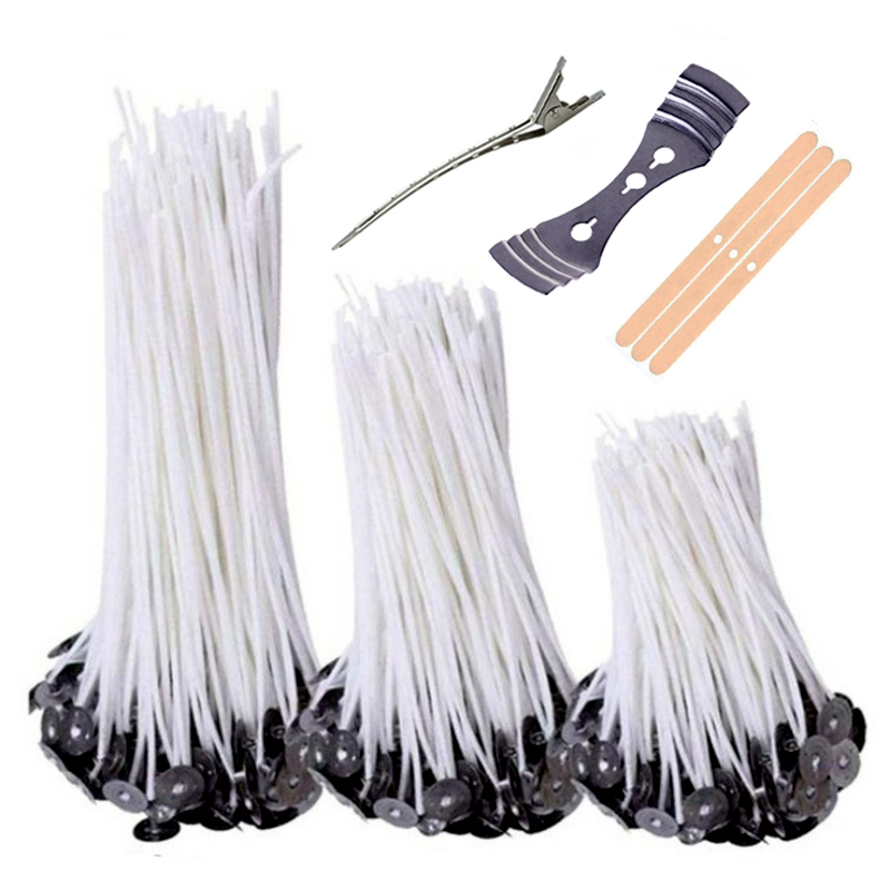 Candle Oil Supplies - 103pcs 왁스 코팅 코튼 캔들 심지