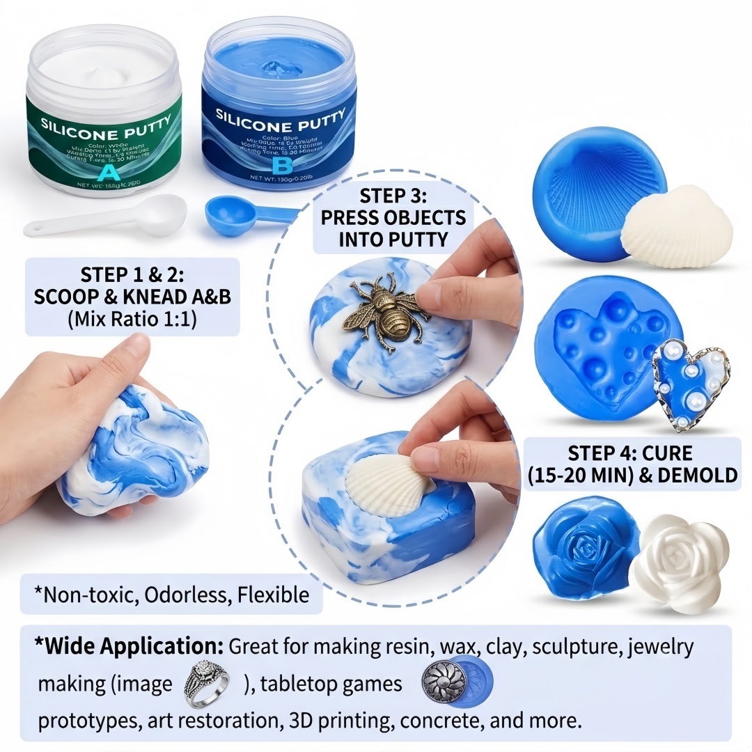 실리콘 퍼티 몰드 제작 용품 석고 양초 비누 몰드용으로 - Candle Supplies Free Shipping 리뷰 및 가격