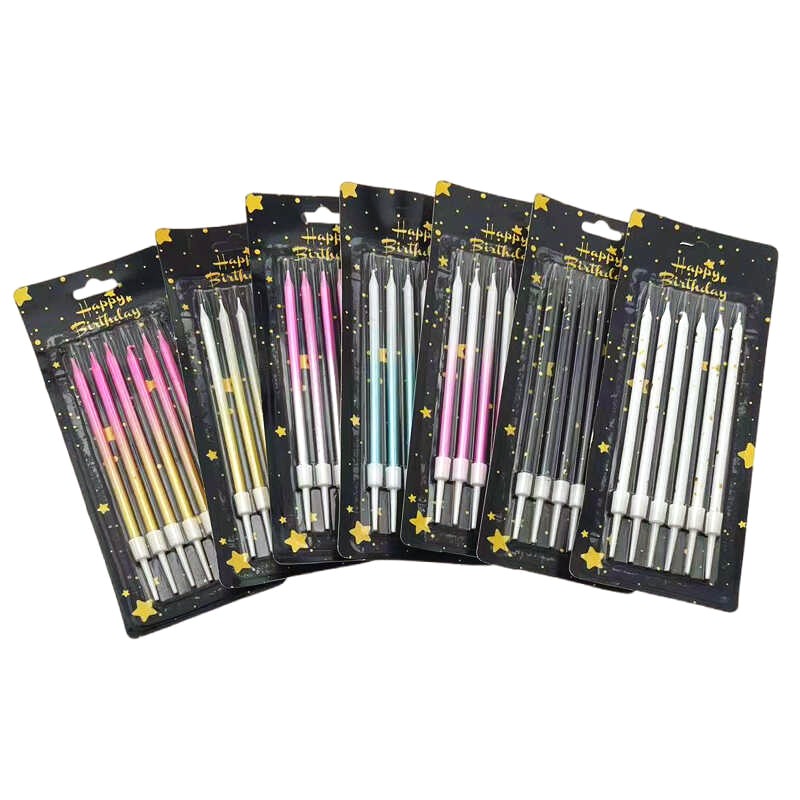 30/50 상자 그라디언트 색상 생일 촛불 케이크 베이 - Candle Supplies Free Shipping 리뷰 및 가격