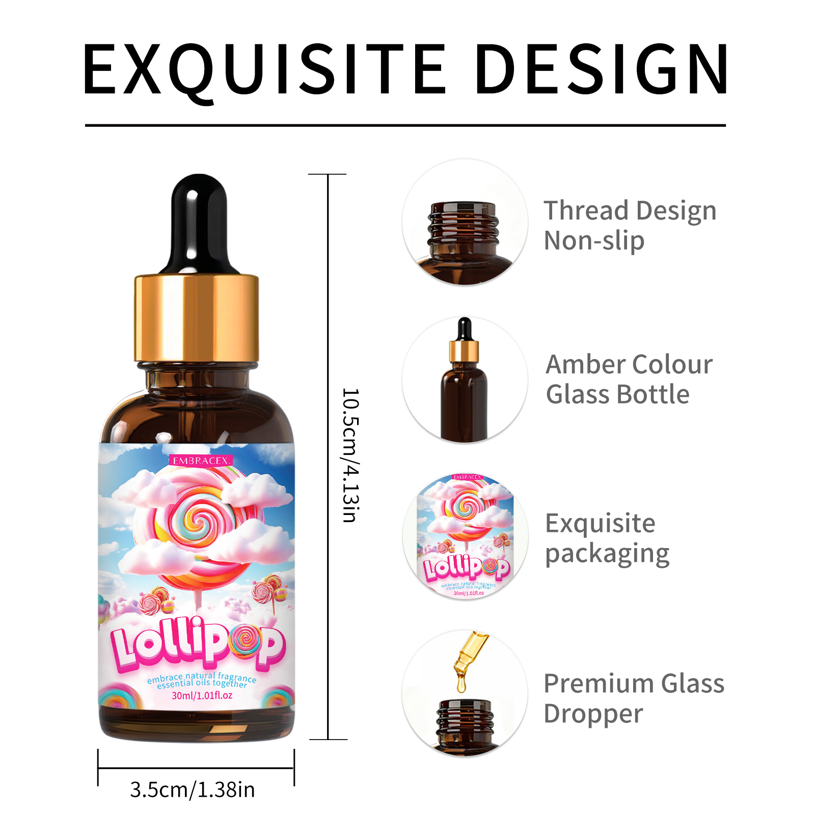 30ml 롤리팝 에센셜 오일 향기 자동차 방향제 오일, - Candle Oil Supplies 리뷰 및 가격