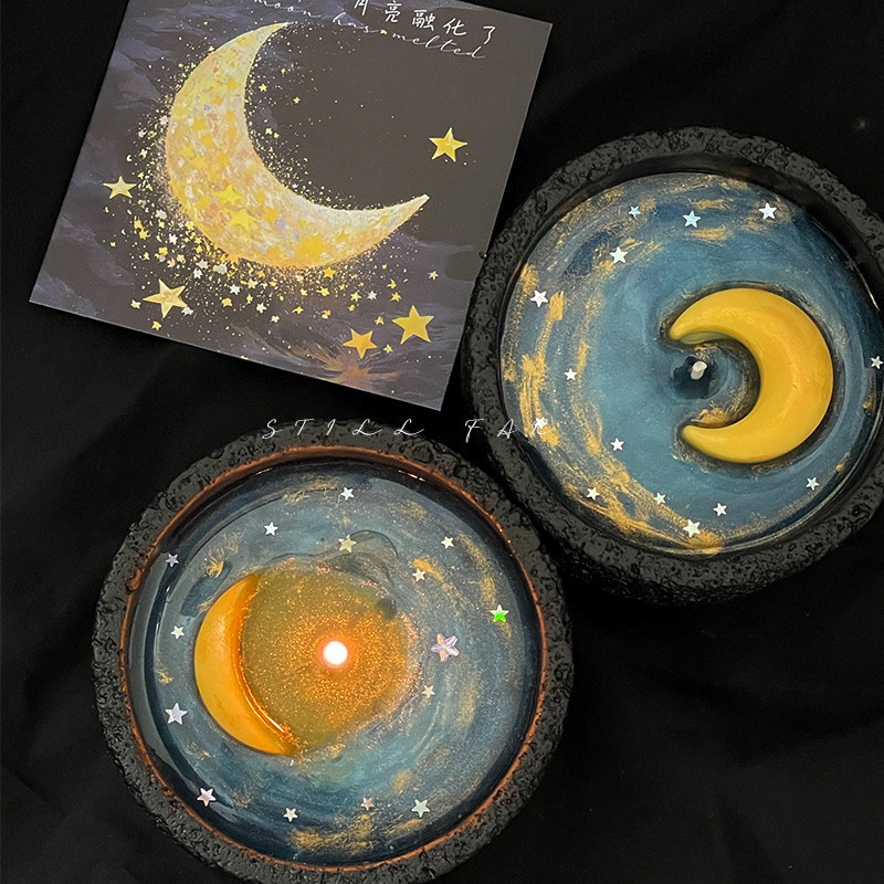 녹는 달 향초, 손으로 뿌린 소이 왁스, 감성적인 인테 - Candle Supplies Free Shipping 리뷰 및 가격