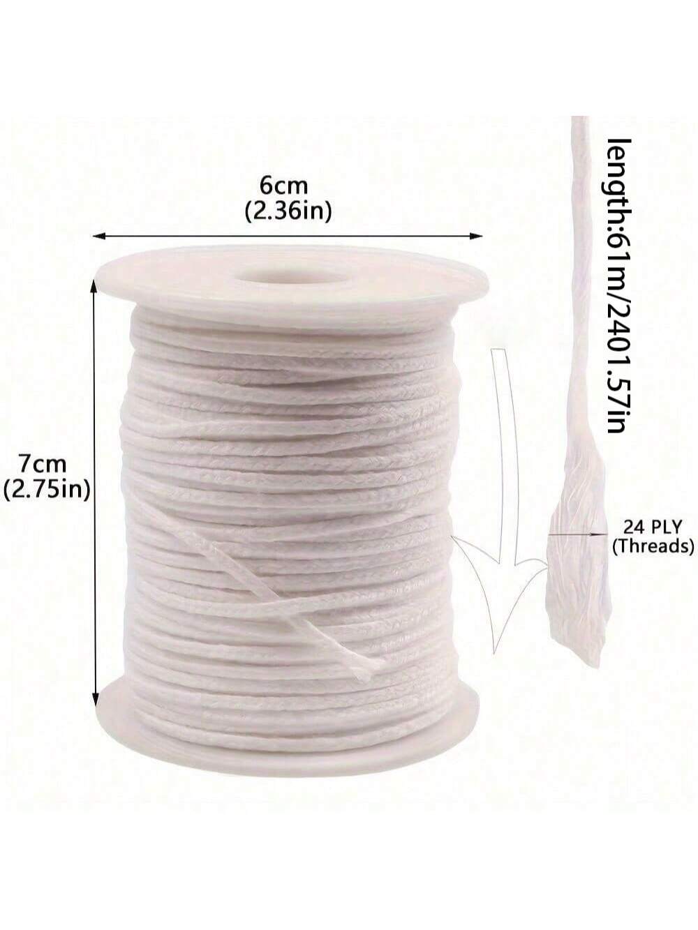2401.57인치 무연 심지, 오일 램프, DIY 수제 - Candle Oil Supplies 리뷰 및 가격