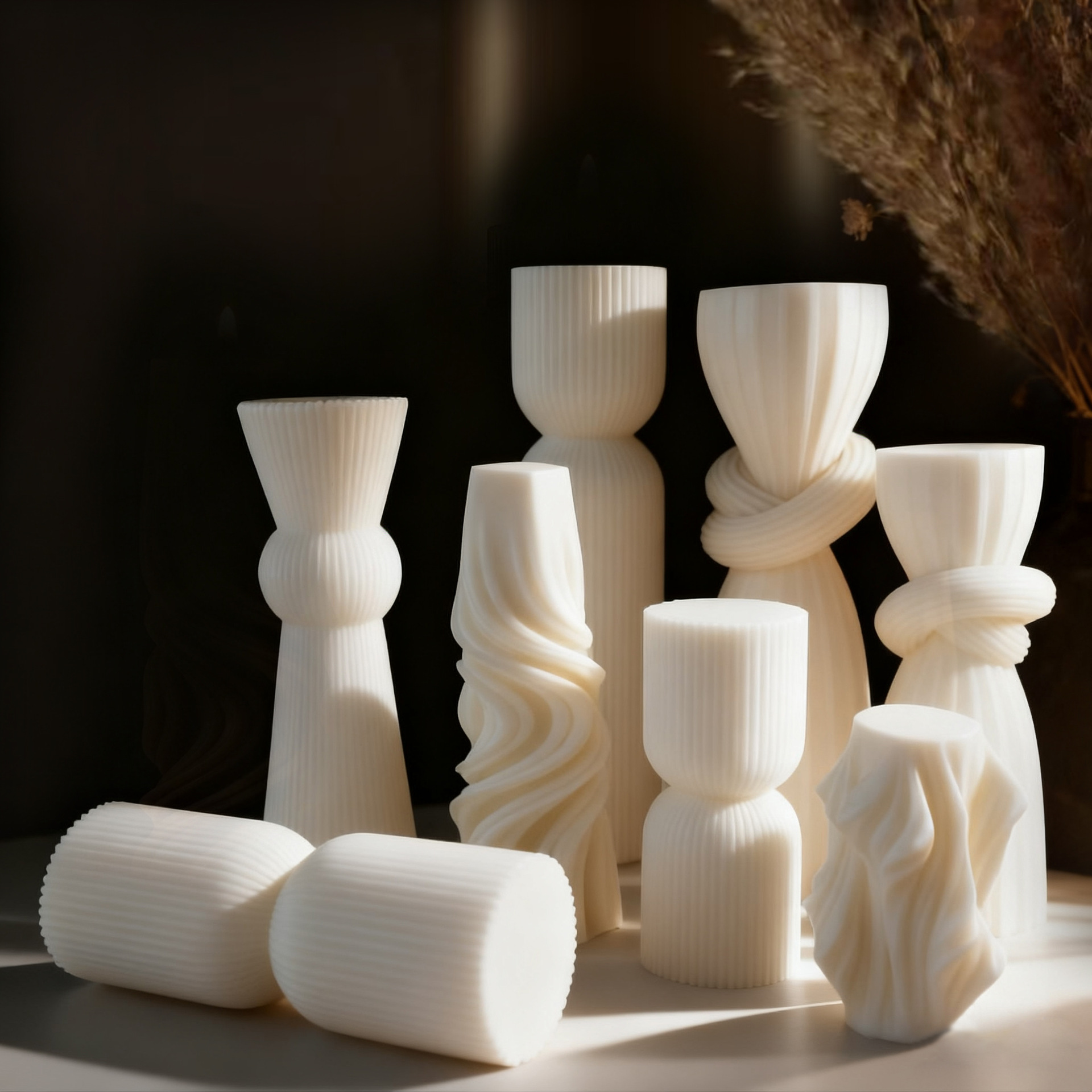 북유럽 미니멀리스트 화이트 향초 분위기 홈 데코 웨딩  - Candle Supplies Free Shipping 리뷰 및 가격