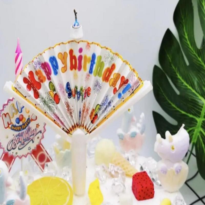 서프라이즈 양초 팬 모양의 배너와 크리 에이 티브 생일 - Candle Surprise 리뷰 및 가격